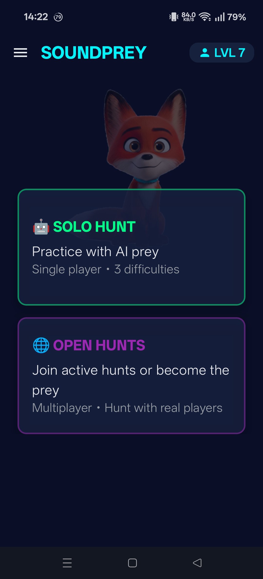 Soundprey screenshot