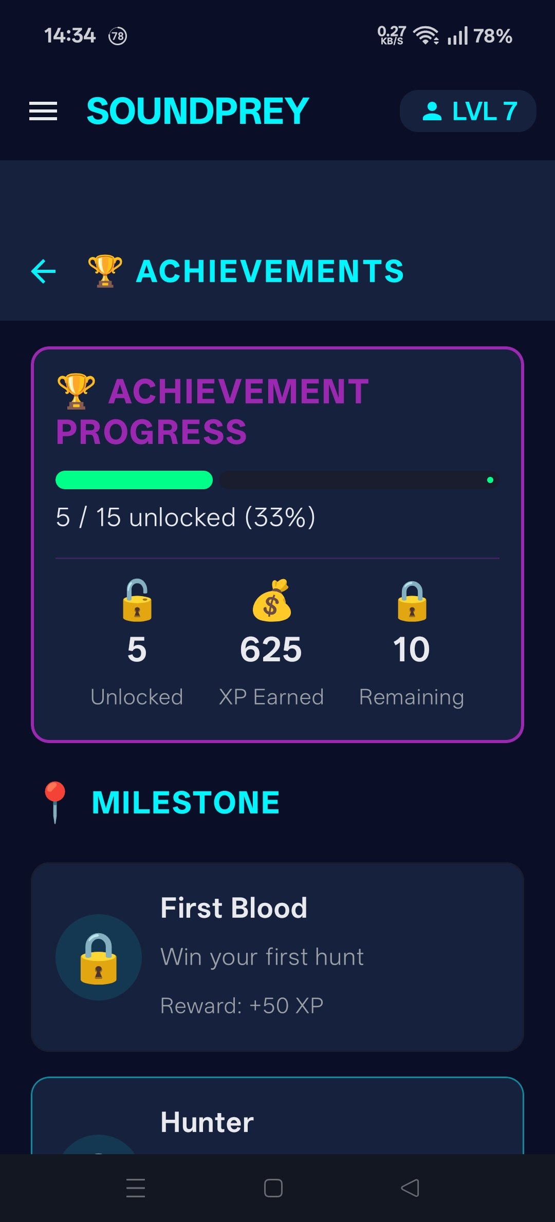 Soundprey screenshot