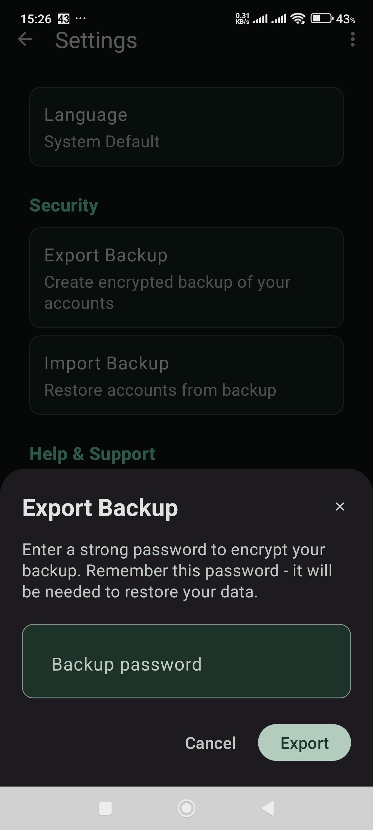 AuthGuard 2FA screenshot